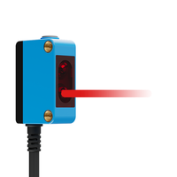 Sensor Fotoelektrik Penekan Latar Belakang WTX LFN - BGS Presisi Tinggi, Bebas Warna, Titik Kecil, 10-24V DC, IP65