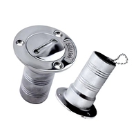 Remplisseur de pont de carburant marin en acier inoxydable Shanghang accessoires de bateau remplisseur de pont d'eau de carburant de gaz