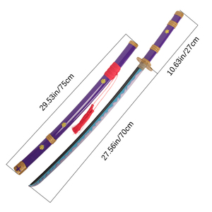 104 Cm Anime <span class=keywords><strong>Roronoa</strong></span> <span class=keywords><strong>Zoro</strong></span> One Piece Led Toy Kidults Comic-Con <span class=keywords><strong>Katana</strong></span> Luminous Light up Swords pour Kidults Cosplay Playing Boys - Product Image 5