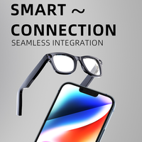 Lunettes intelligentes avec caméra sportive, traduction IA Chat GPT, caméra anti-vibration 800W, enregistrement vidéo, double micro, IA intelligente