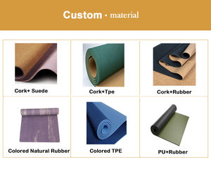 LEECORK diseño personalizado corcho natural biodegradable yoga mate antideslizante yoga y <span class=keywords><strong>pilates</strong></span> caucho reciclado corcho yoga mat - Product Image 6