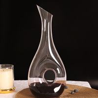 10 ans le plus populaire fait à la main cristal clair carafe grande quantité Stock Logo personnalisé impression vin amoureux incontournable petit quantité minimale de commande