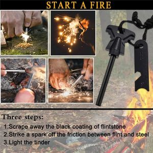 Kit d'outils de survie et d'aventure, 15 cm de long, multifonctionnel, fournitures d'urgence pour l'extérieur, équipement de premiers soins compact - Product Image 3