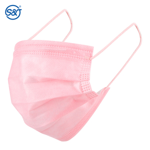 S & J-mascarilla quirúrgica desechable de 3 capas, máscara médica de buena calidad, color negro, CE EN14683 - Product Image 4