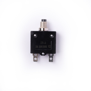 IB-2 20A 250V AC/<span class=keywords><strong>DC</strong></span> 手動リセット式サーマルサーキットブレーカー 過負荷保護装置 プッシュボタンスイッチ 家庭用電化製品向け - Product Image 1