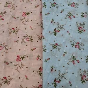 Tela China de alta calidad para vestido de mujer, tela blanca bordada con ojal de gasa suiza, tela bordada 100% de algodón - Product Image 5