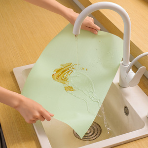Tapis de protection coloré antidérapant pour étagères et tiroirs, tapis de réfrigérateur anti-huile sans odeur pour la maison et la cuisine - Product Image 4