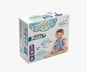 Culottes jetables pour bébés de l'usine OEM de couches pour bébés en tissu uni et doux de style pull up XXL - Product Image 3