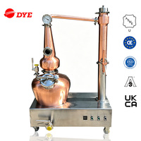 Alambic à spiritueux en cuivre 30L avec certification CE, pour brasserie artisanale, laboratoire de R&D, petite distillerie, utilisation intérieure/extérieure, anti-corrosion