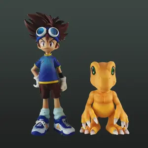 Figure da Collezione Anime per Adulti, Set di Personaggi Tai Agumon Mimi Baruemon Shuji Badaemon Gabumon Frozen, Action Figure in PVC Nuove 1:1 - Product Image 6
