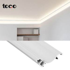 ไฟส่องสว่างมุมเพดานเชิงเส้นแบบอลูมิเนียมเส้นฉาบปูน65X65mm LED แบบติดพื้นผิว - Product Image 4