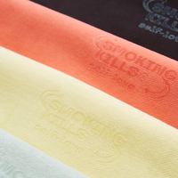 INFLATION Caoutchouc Impression 350G Polaire Streetwear À Capuche Unisexe Personnalisé Heavyweight Hoodie