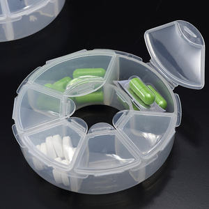 Transparent Portable Mini Pillbox With Compartments For Travel Medicine Storage LKL 043 - Product Image 2