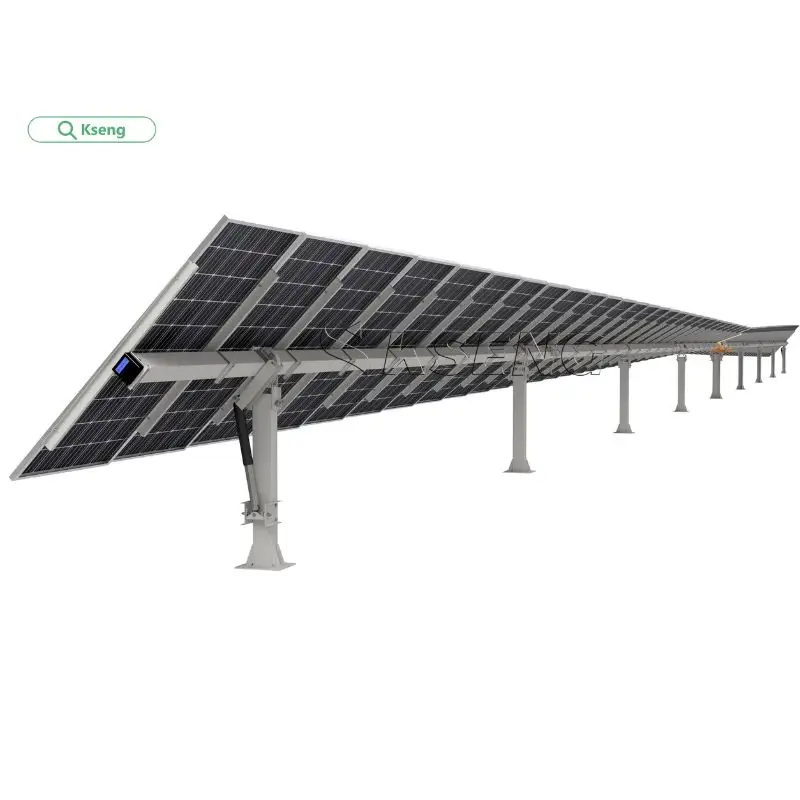 Sistema solar de rastreamento solar de venda quente Sistema de rastreamento solar de eixo único Painel Solar Rastreador solar