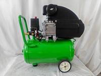 25L 2HP petite machine de compresseur d'air à entraînement direct portable 220V 50Hz compresseur d'air sans huile à piston silencieux 8bar 1.5KW