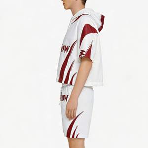 Conjunto Deportivo de Chándal para Hombre de Poliéster y Nailon, Ropa de Calle Reflectante y Extragrande Personalizada para Correr - Product Image 5
