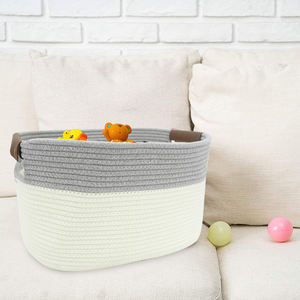 Panier de rangement, sac de rangement à domicile, panier à jouets pour enfants, organisateur avec poignée, offre spéciale, 1 pièce - Product Image 6