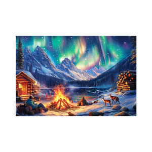 Rompecabezas difícil de conseguir - 1000 piezas - Pinturas mundialmente famosas en papel - Vistas panorámicas - Rompecabezas de regalo de alta gama OEM - Product Image 1