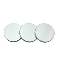 Lentille convexe en verre optique à surface frontale argentée personnalisée, réfléchissante pour les accessoires d'équipement laser 340-360 nm