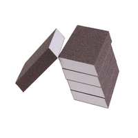 Bloc éponge de ponçage manuel 125*72*25mm en oxyde d'aluminium grain P60, écologique, pour ponçage automobile, lissage de peinture ancienne et bois