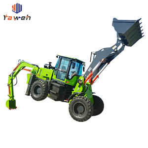 جرافة حفار احترافية Yaweh 942-45 من المصنع الصيني لصناعة الجرافات ذات العجلات الصغيرة 4x4 جرار حفار صناعة صينية للبيع - Product Image 2