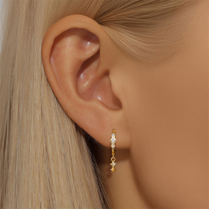 Aros Elegantes Chapados en Oro de 18k CANNER, Diseño Clásico Francés, Nuevos - Product Image 6