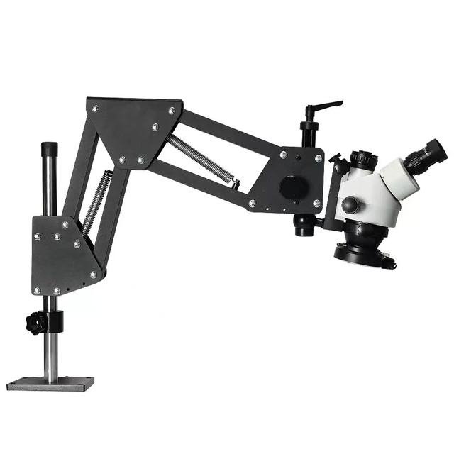 Universal Desk Mount Trinocular Binocular Industrial Stereo Microscope for Microscopic Carving Jewelry Making Tool