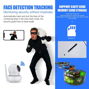 كاميرا صغيرة للكشف عن الحركة PTZ p Network كاميرا لاسلكية واي فاي ثنائية الاتجاه صوت كامارا - Product Image 6