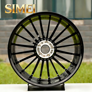 Jantes forgées SIMEI 5x112 5x114.3 5 trous 16 17 18 19 en alliage d'aluminium aéronautique pour voitures particulières et <span class=keywords><strong>SUV</strong></span>, compatibles <span class=keywords><strong>Ferrari</strong></span> Porsche - Product Image 2