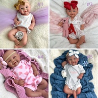 Poupées Vivienne Reborn de 17 pouces pour filles, entièrement en silicone, réalistes, anatomiquement correctes, texture de veines de bébé, cadeau de collection pour enfants
