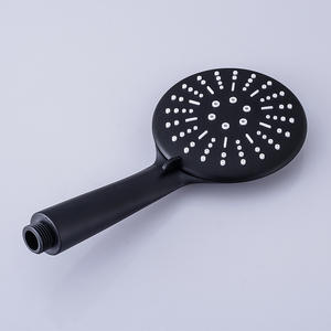 Grifo Triple Empotrado de Latón, Acero Inoxidable 304, Negro, Impermeable, Juego de Ducha para Baño, Estilo Rectangular Simple - Product Image 4