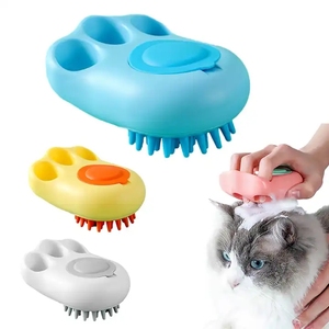 Produits de toilettage pour animaux de compagnie : brosse de bain pour chiots et chats, ensemble de colliers pour chiens - Product Image 1