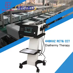 Máquina de Tecar para terapia e fisioterapia, 3 em 1, entrega rápida, diatermia, RET CET RF, radiofrequência, 448khz, Tecar