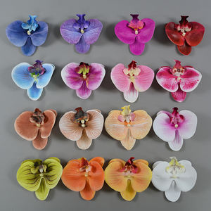 Fábrica Direta Artificial Látex Borboleta Orquídea Grande Flor Cabeça Flor Caixa De Presente Acompanhamento Decoração - Product Image 6