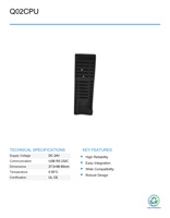 Modul CPU PLC Seri Q02CPU Q Series M-ITSUB Bekas untuk Otomasi Industri
