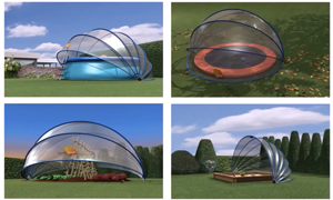 Couverture de dôme de <span class=keywords><strong>piscine</strong></span> de 15FT d'approvisionnement d'usine couverture de <span class=keywords><strong>piscine</strong></span> d'hiver populaire pour des piscines - Product Image 2