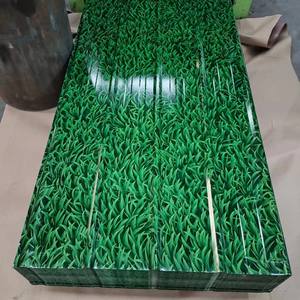 แผ่นหลังคาเหล็กลูกฟูกเคลือบสี PPGI/PPGL แผ่นเหล็กเคลือบสี แผ่นฉนวนแซนวิชแบบกำหนดเองได้ - Product Image 2