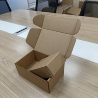 Boîte d'expédition personnalisée avec logo pour petites entreprises, boîte d'emballage en carton, boîte d'expédition en carton ondulé personnalisée