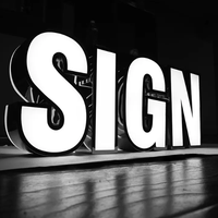 Lettres en acier inoxydable personnalisées avec éclairage LED en acrylique, enseignes de logo pour bâtiments extérieurs