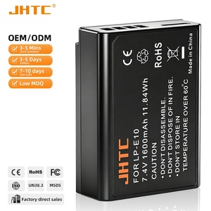 แบตเตอรี่ E10 LP-E10 LP สำหรับ Canon Rebel T3 T5 T6 X50จูบ X70 <span class=keywords><strong>EOS</strong></span> 1100D 1200D 1300D 2000D <span class=keywords><strong>4000D</strong></span> กล้องดิจิตอล - Product Image 1