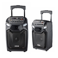 Haut-parleur portable professionnel sans fil 8 pouces avec subwoofer et fonction karaoké