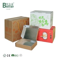 Boîte en carton personnalisée ODM en matériaux recyclés, feuille d'aluminium composite, imperméable, écologique, réutilisable, isolation thermique