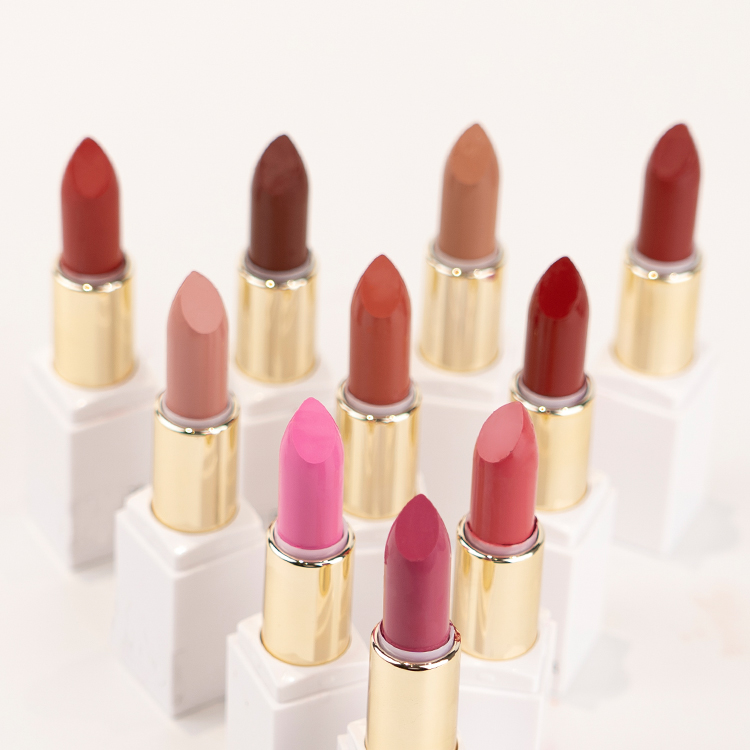 Custom 53 Colors Organic Nude Red 24 Hour Long Lasting Matte Lipstick private label Waterproof Vendor wholesale