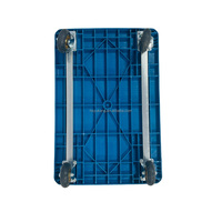 Carro de plataforma plegable de 4 ruedas para uso industrial, de plástico y metal, con soporte OEM personalizado, herramientas de compra