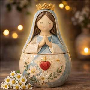 Nuevo Molde de Resina Hecho a Mano para Adornos de Ángel Jesús, Adorable Regalo de Bautizo, Recuerdo, Figuras de Rosario, Decoración del Hogar - Product Image 3