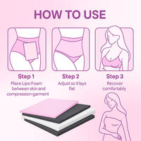 Almohadillas de Espuma Lipo en Oferta |   Láminas de Espuma de Compresión Postoperatorias para la Recuperación de Liposucción y Soporte Abdominal