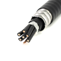 Câble électrique CSA en cuivre TECK90 AC90 BX, fil de bâtiment, isolation XLPE, différentes tailles 14/3 12/3 10/3 8/3 6/3 1/0 AWG