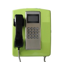 Téléphone scolaire en acier laminé avec système RFID prenant en charge les systèmes de communication analogiques ou 4G