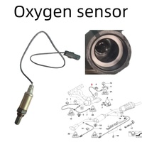 Sonde Lambda pour pièces d'origine GM AFS21 19211437 1 fil, capteur d'oxygène à 1 fil, capteur O2, rapport air-carburant, 0258002024, 0258002060