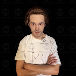 Máscara de Disfraz de Halloween de Silicona Realista de Alta Calidad, Máscara Facial Completa Masculina para Cosplay, Fiesta, <span class=keywords><strong>Carnaval</strong></span>, Día de los Inocentes - Product Image 1
